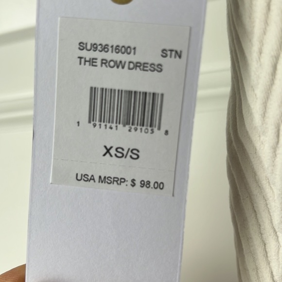 NWT Spiritual Gangster white fitted stretch dress - Picture 8 of 9